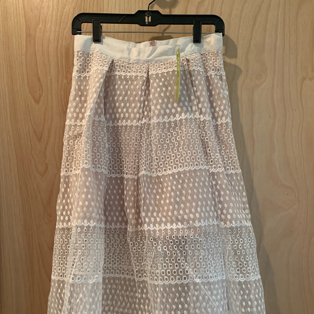 NWT! Gianni Bini Organza Overlay Skirt